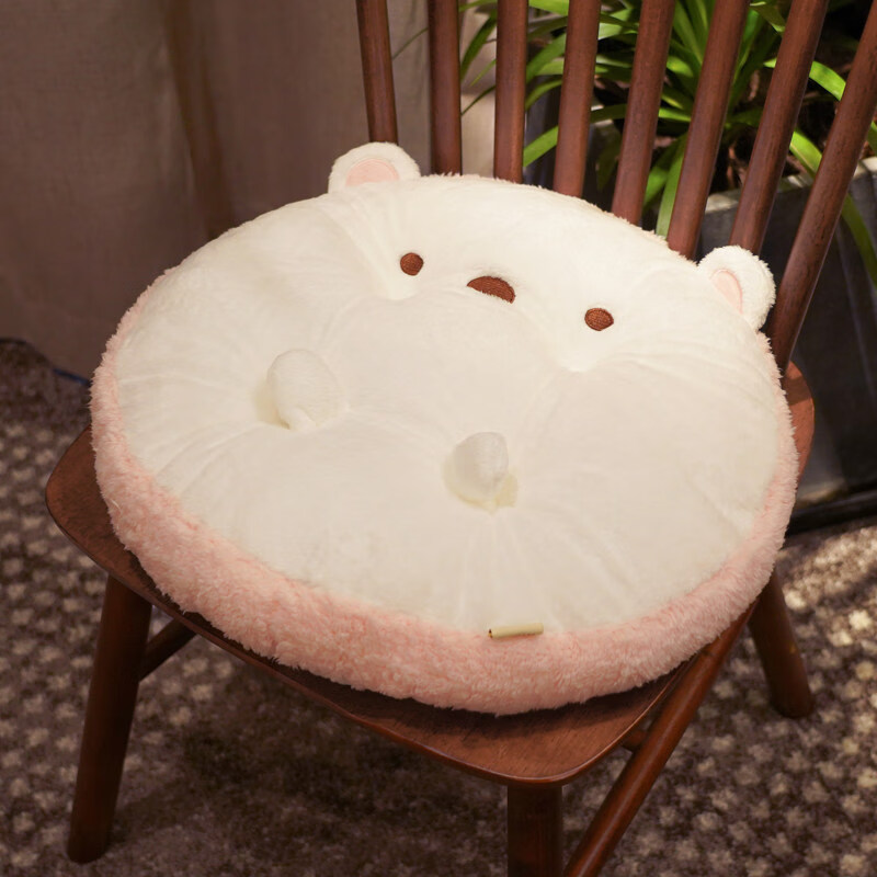 达克鸭卡通圆形坐垫女学生教室凳子垫子椅垫冬儿童小屁垫软加厚榻榻米