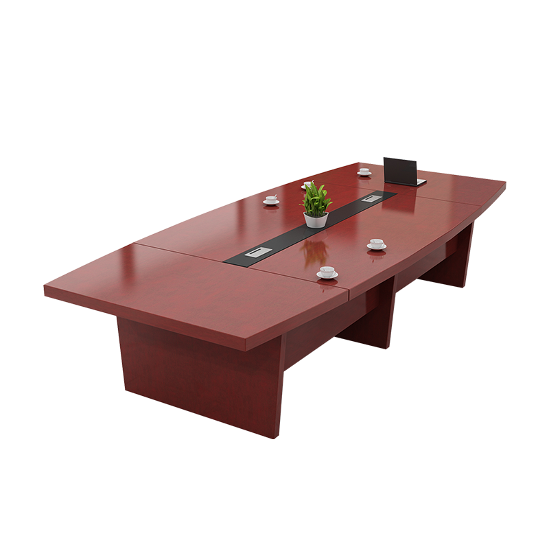 【圣黎实木会议桌】让你的会议高效有序,品质实木材质打造办公品质