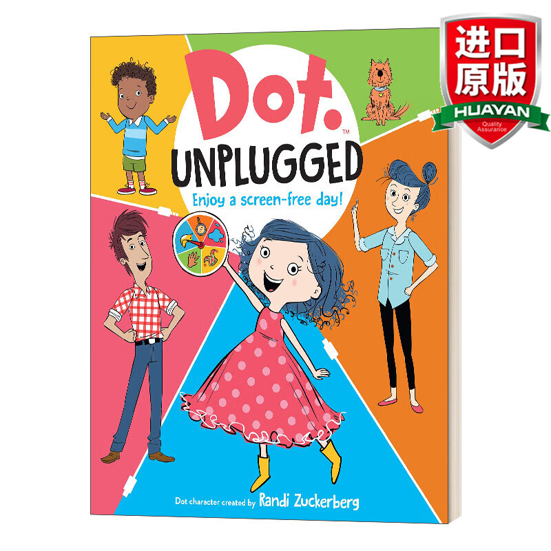 dot unplugged 英文原版 停电了 儿童图画书 日常生活 英文版 进口