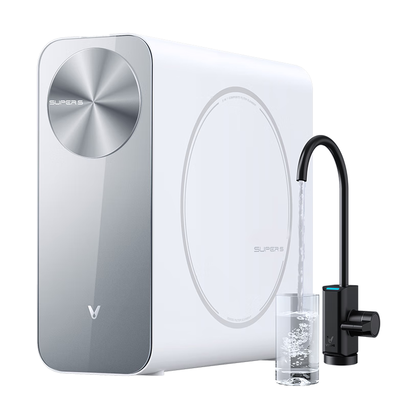 ���ף�VIOMI����ˮ������ ��������ʽ��ˮ�� RO����͸��ˮ�� ֱ���� ����ˮ������ һ��ˮЧ ȫ�ݾ�ˮ APP��� 1200G���ش�ͨ�� 6�㾫�˾�ˮ��+6�곤ЧROĤ