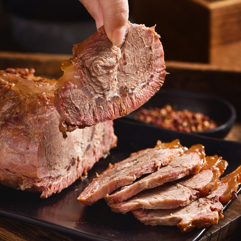 五香牛肉内蒙古牛肉健身餐餐真空卤味代餐牛腱子 酱牛肉半斤装【1袋】