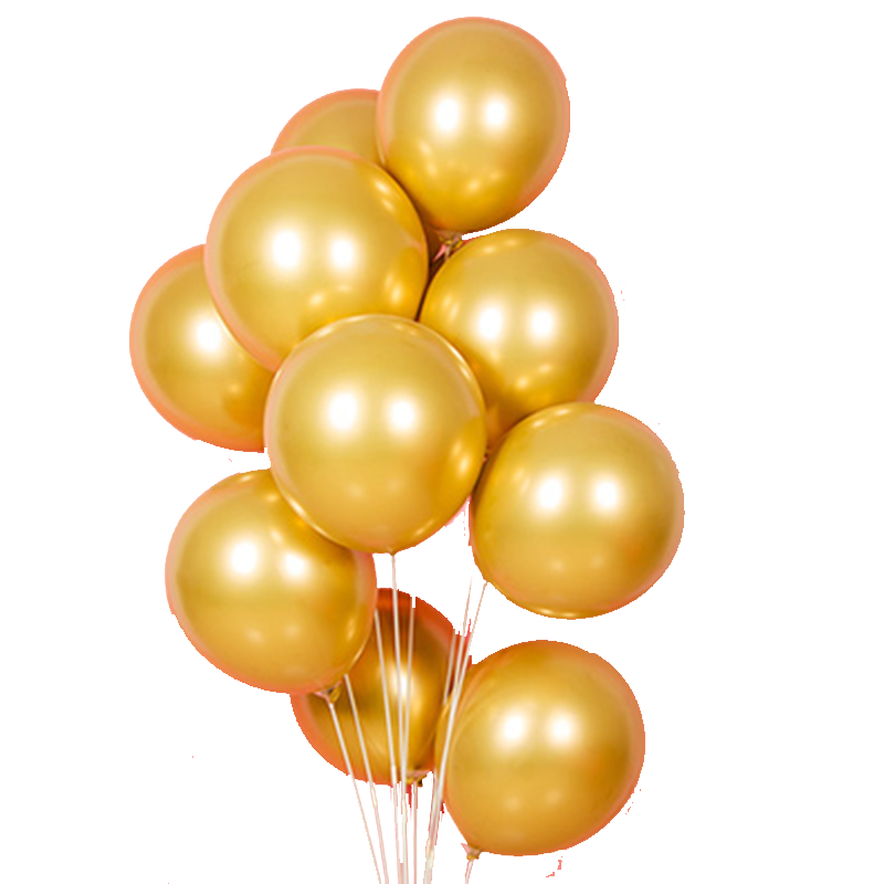 惊艳华丽的金属色气球：京唐品牌节庆饰品