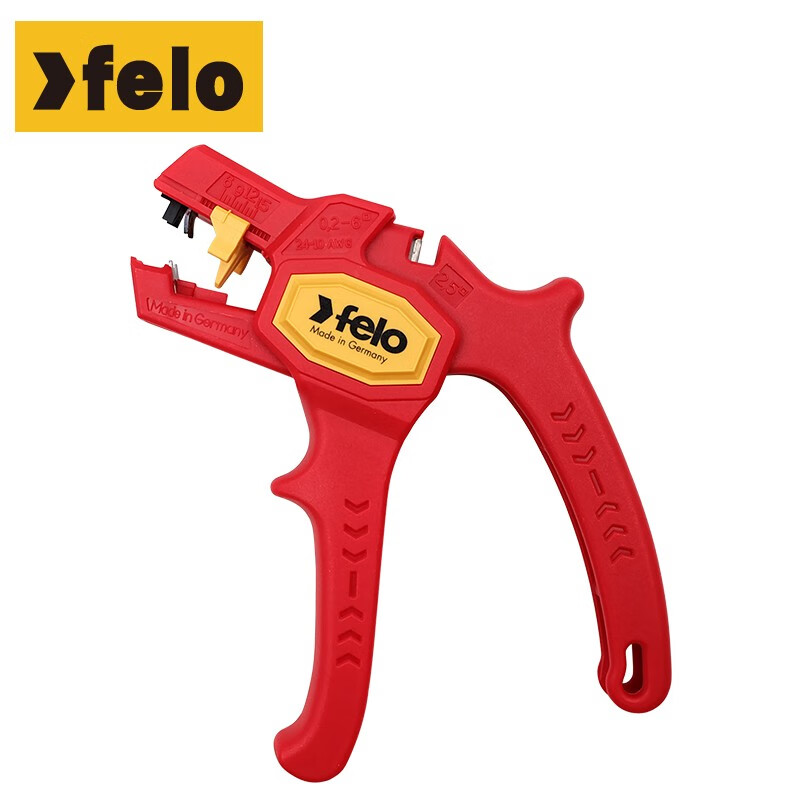 felo德国飞龙进口剥皮钳子自动调节多功能电线电工剥线钳手动电工维修