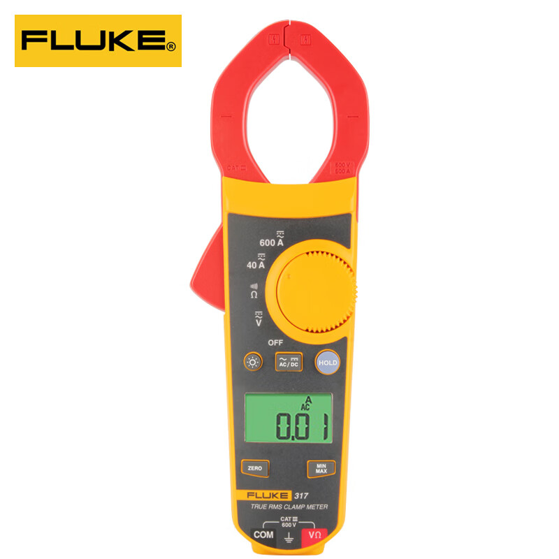 福禄克FLUKE F317 钳型表高精度真有效值数字钳形表电流表钳表  1个