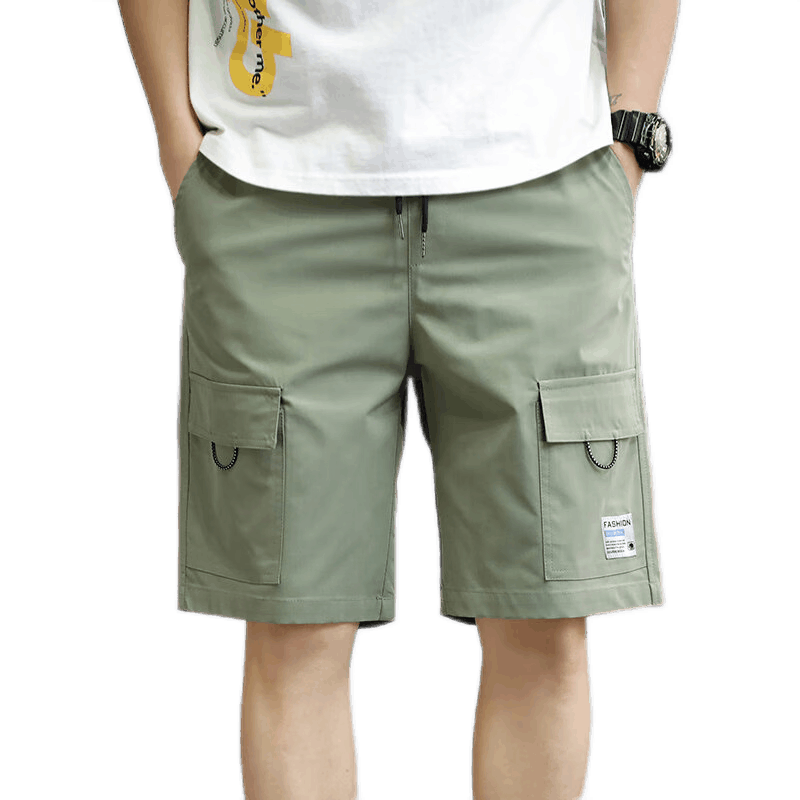 如何通过价格走势选择夏季短裤，附多口袋设计夏季新款韩版短裤男士驼绿色2XL推荐
