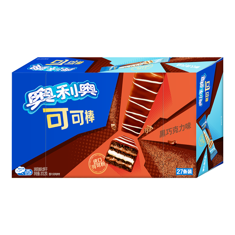 OREO 奥利奥 可可棒 黑巧克力味 313.2g