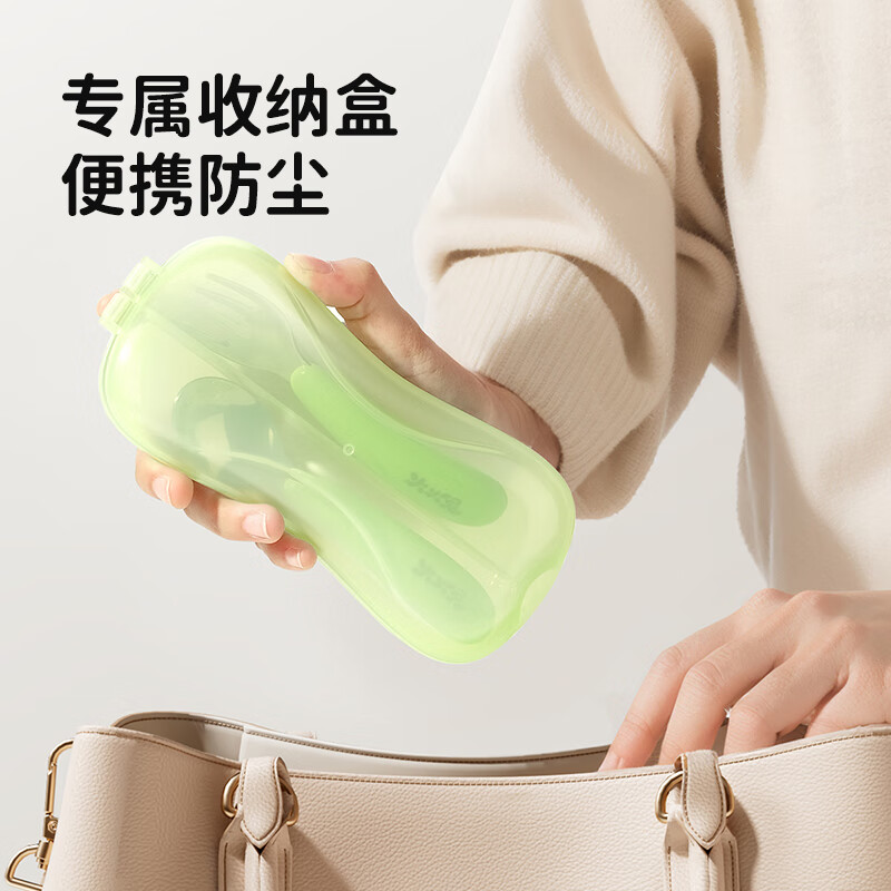 火火兔宝宝勺子学吃饭训练吃饭勺婴幼儿316不锈钢儿童练习餐具辅食勺