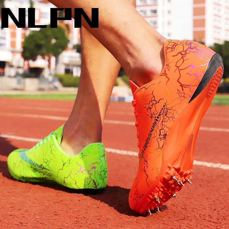 nlpn苏炳添鸳鸯钉鞋田径短跑男女体考四项三级跳远跳高比赛中考鞋 tg