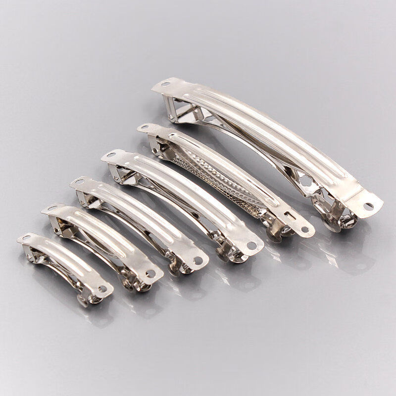 定制适用30个发夹diy手工发饰头饰鸭嘴夹边夹蝴蝶结弹簧夹子宝宝发饰