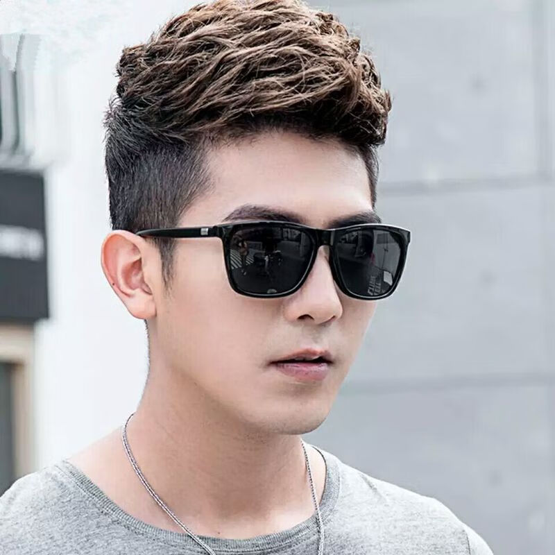 视镜太阳镜眼镜盒偏光镜日夜变色两用男款