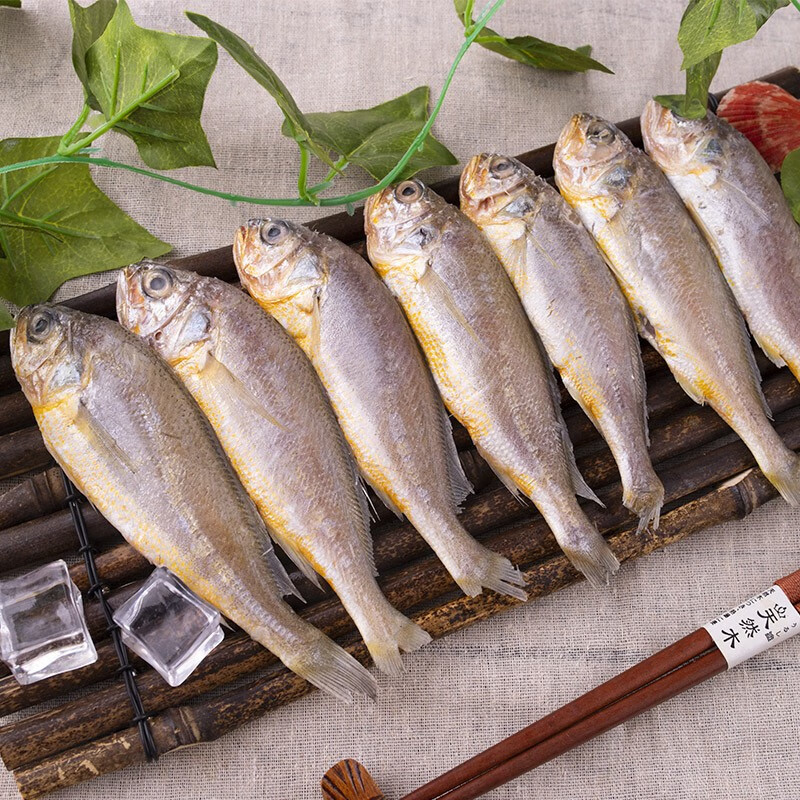 三都港 宁德海捕小黄鱼350g/包【约8-11只】新鲜冷冻海鲜生鲜烧烤食材鱼 海捕小黄鱼350g*3袋