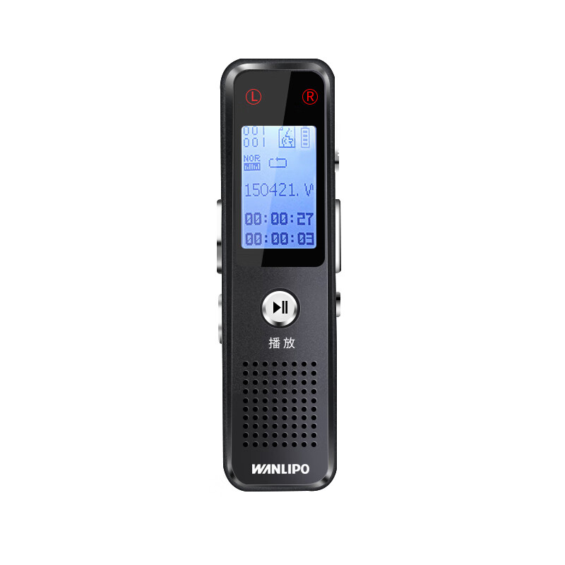 万利蒲 （wanlipo） 16G录音笔 TF-86 智能高清降噪录音器 学习会议采访培训 黑色