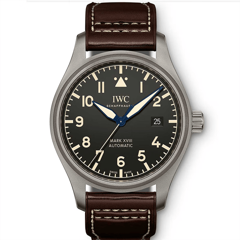【二手95新】万国男表飞行员iw327006马克十八钛合金男士40mm皮带自动