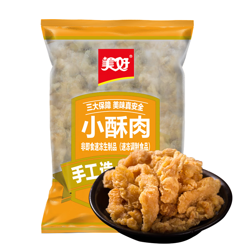 美好【专区产品】鸡肉小酥肉酥炸小吃300g空气炸锅半成品菜预制菜