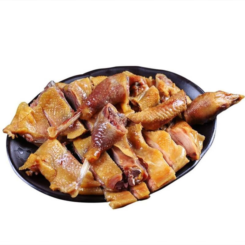 禾澹风干鸡农家散养腌咸水鸡湖南江西特产腊鸡腊肉腊味 风干鸡2只迭2