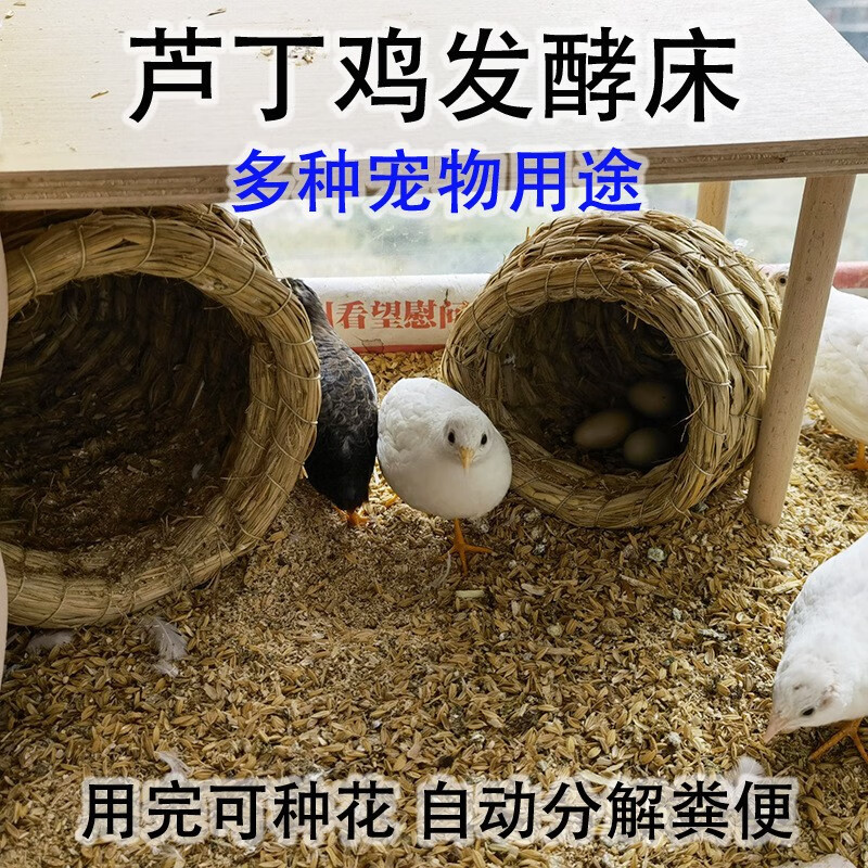 床自动分解垫料小鸡菌种养殖鸭鸟仓鼠鹌鹑宠物专用 发酵床垫料500g