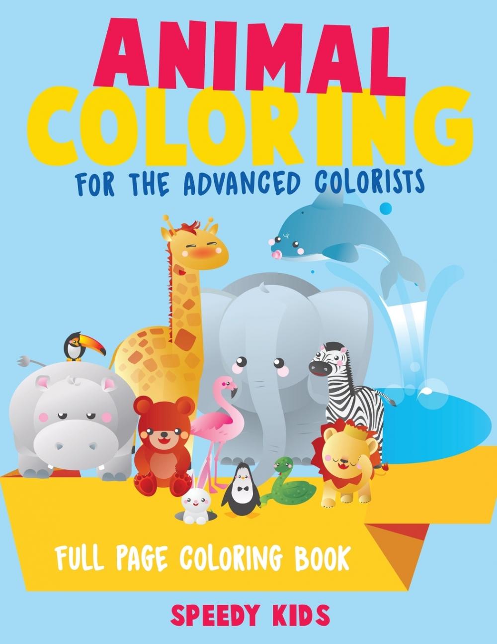animal coloring for the advanced colorists - full page coloring
