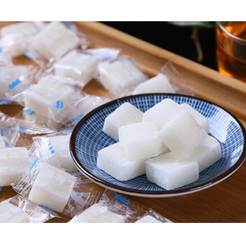 沁霖沁霖薄荷糖老式薄荷强劲清凉传统手工薄荷丁块怀旧80后糖果 250g