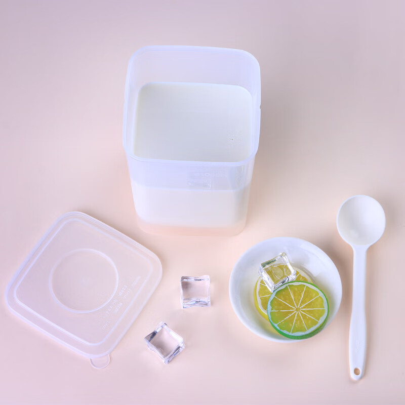 至舒做酸奶的容器日式酸奶杯自制酸奶发酵容器带盖牛奶早餐杯食品储物