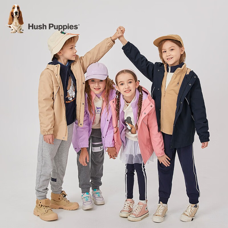 Ͼ��ʿ��Hush Puppies��ͯװ��Ůͯ���� ��ͯ���� ů���� 120cm