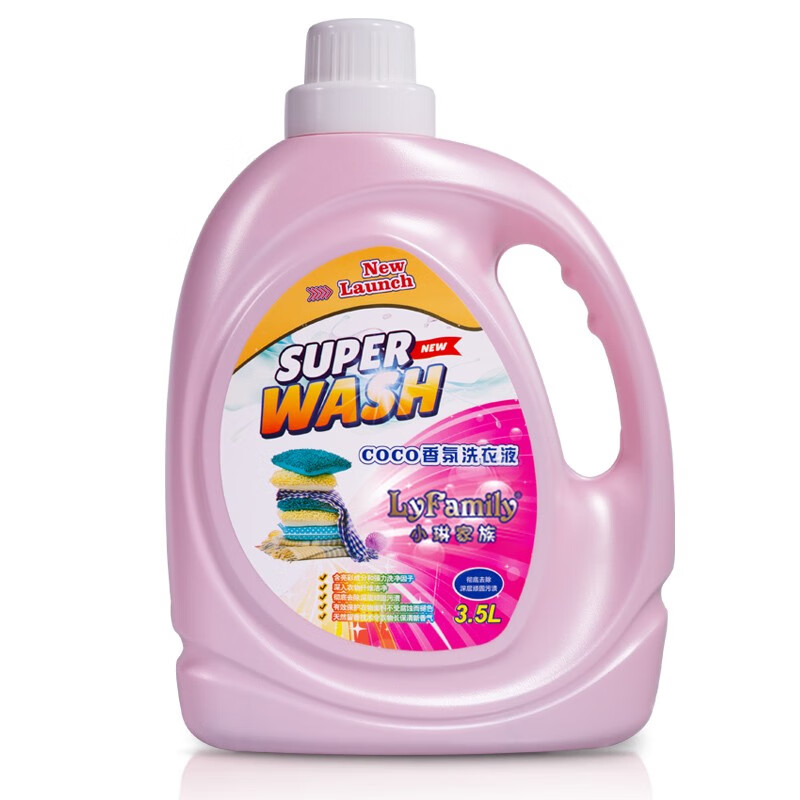 小琳家族COCO香氛香水洗衣液3.5kg持久留香大桶装家用手洗机洗去污洗衣液 单瓶装3500ml 【7斤装】
