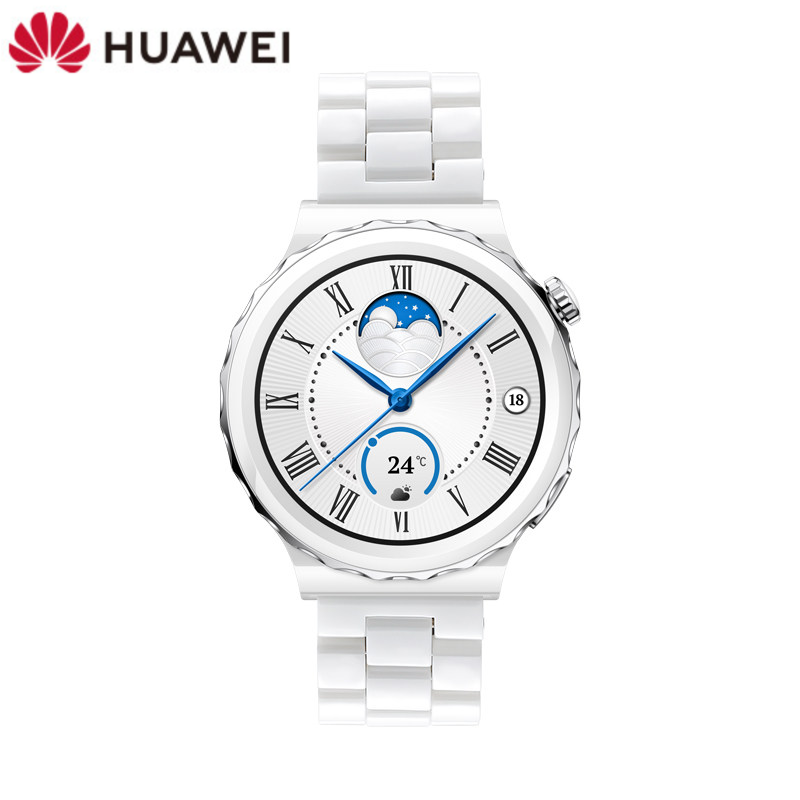 华为(huawei)华为huawei 华为原装手表gt3 pro女款陶瓷版运动智能电话
