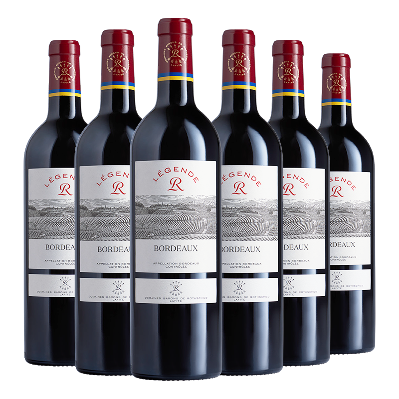 拉菲古堡 传奇 波尔多 干红葡萄酒 6瓶*750ml套装