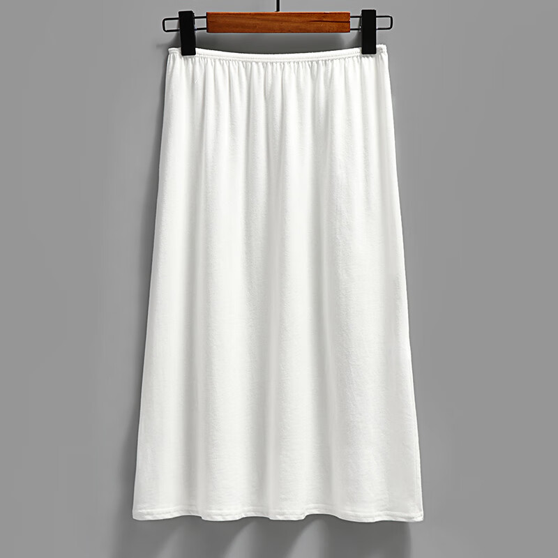 buupnn纯棉半身内衬打底裙薄女半身裙内衬裙防走光静电内搭裙子全棉底