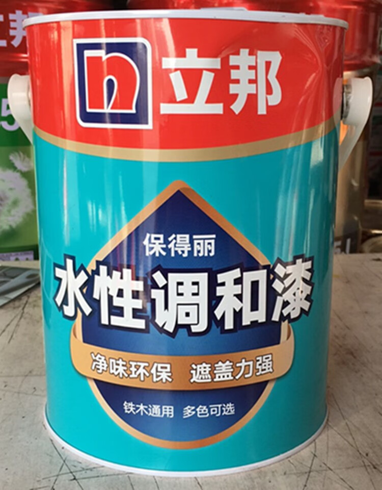 纽盾保得丽b7000水性调和漆 铁器木器翻新 金属栏杆翻新3kg 13kg 白色