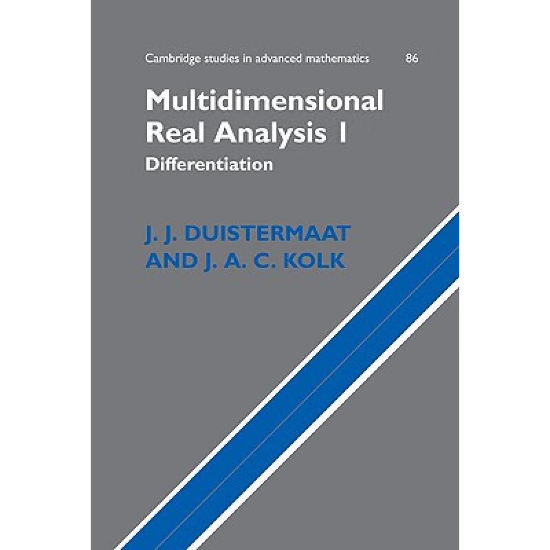 预订 Multidimensional Real Analysis I: Differentiation - Multidimensional Real Analysis I: Differen...