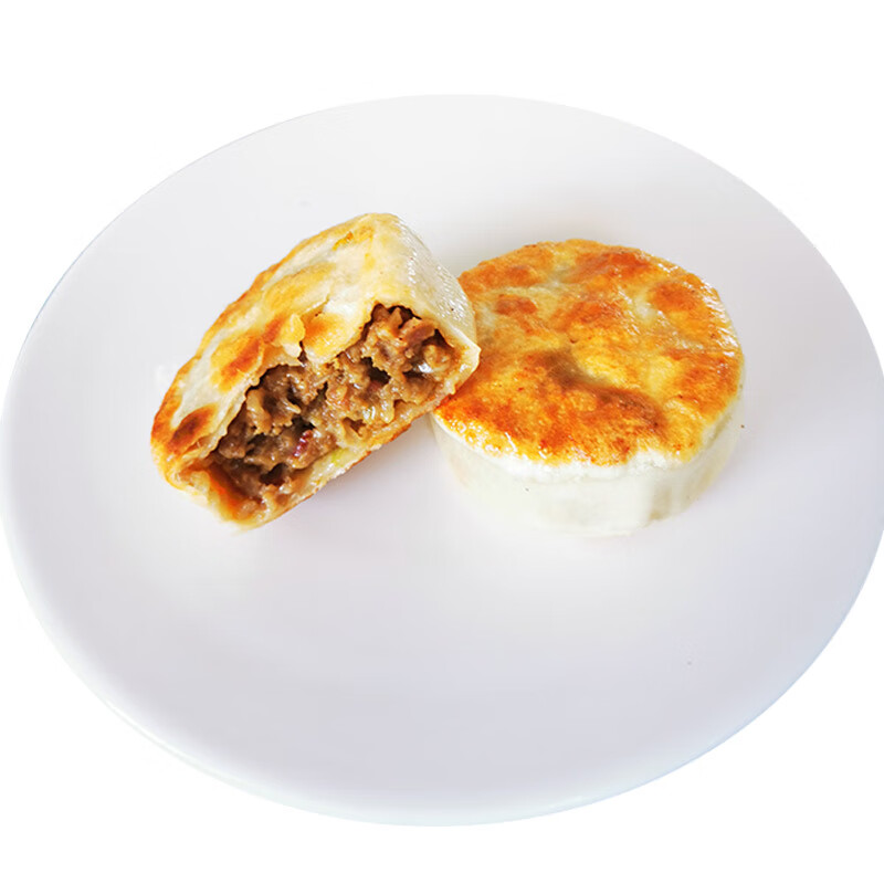 艾克拜尔春花邱食老北京门钉黑椒风味牛肉饼20个装早餐 牛肉门钉肉饼15个