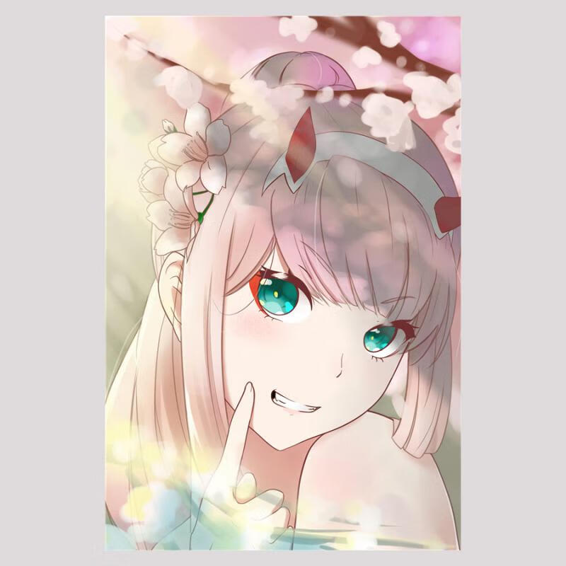 狼天影 darlingithefranxx莓02墙纸墙贴画广国家队动漫海报周边宿舍