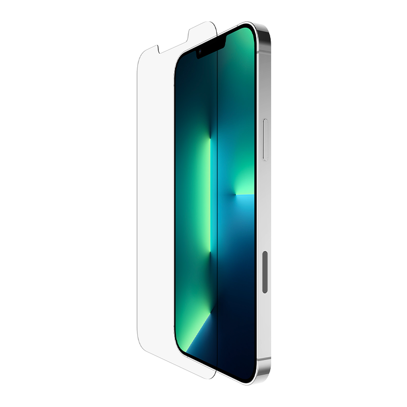 Belkin贝尔金iphone13 Pro Max 钢化膜 苹果手机贴膜 抑 防摔 高清 贴膜X器 防指纹  日本Asahi玻璃材质