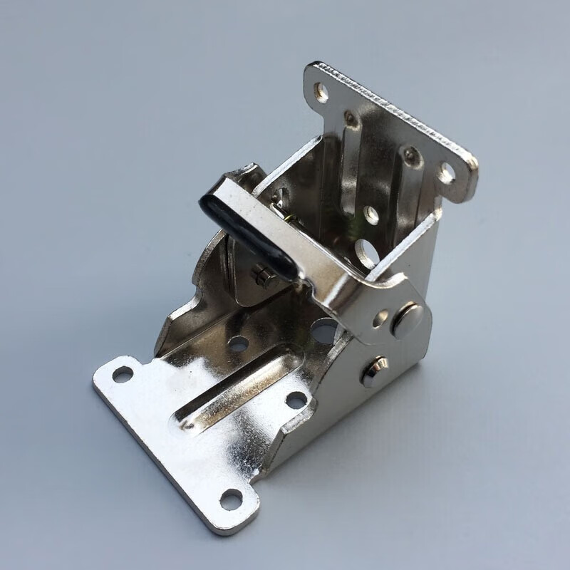 穗之语小号90度自锁铰链合页直角折叠扣桌椅家具五金配件不锈钢焊接折