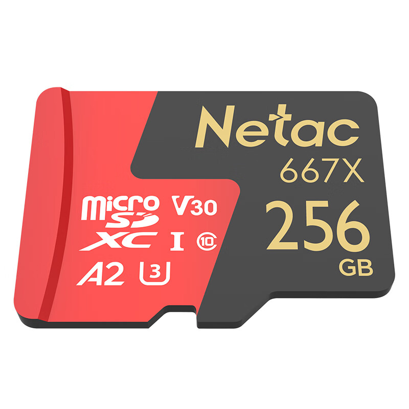 朗科（Netac）256GB TF（MicroSD）存储卡 U3 C10 A2 V30 4K 超至尊PRO版内存卡 读速100MB/s 写速50MB/s