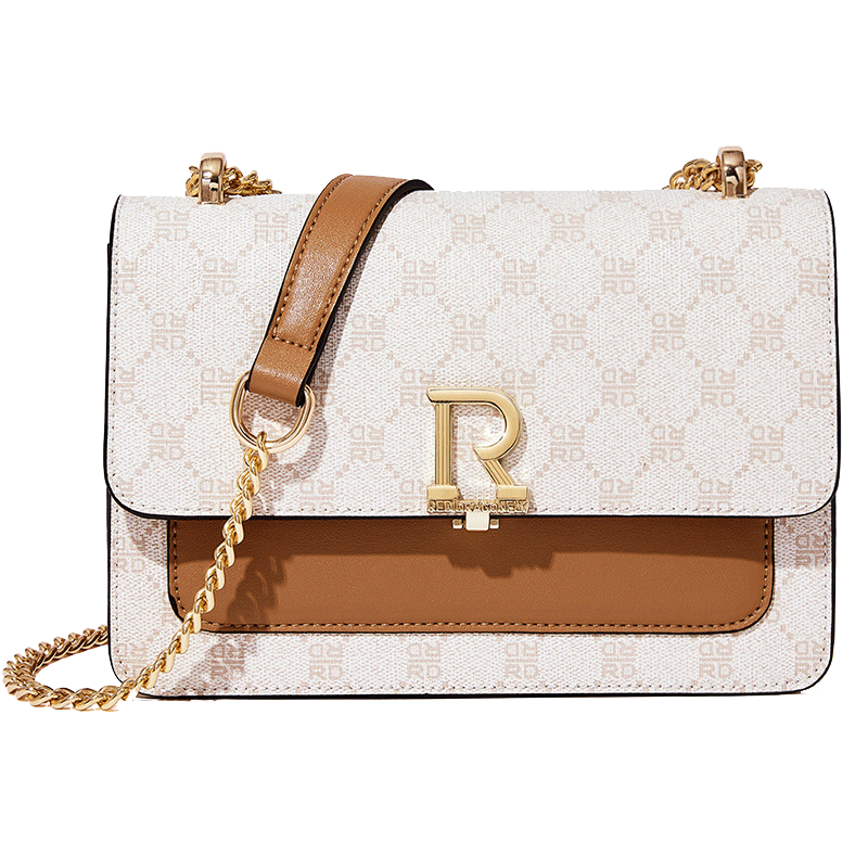 蔻驰georgie马车饰扣链条小方包单肩包