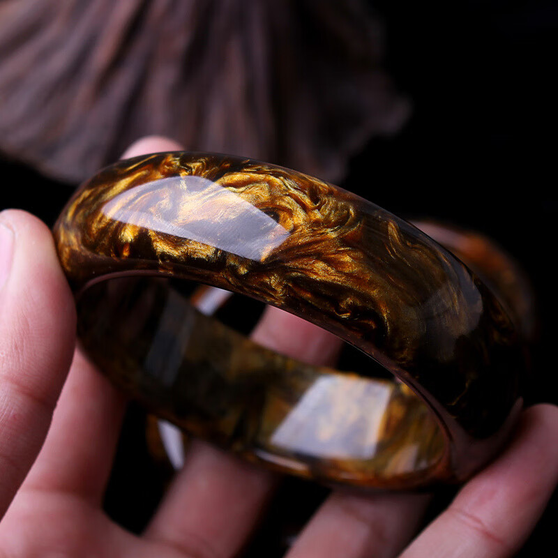 蝶灿 金丝海柳手镯活海二代血柳手镯手环黑珊瑚女士礼物手串手链