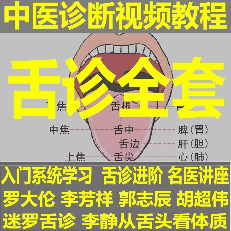 发货】舌诊学习入门课程罗大伦李芳祥迷罗李静教学视频精通中医诊断
