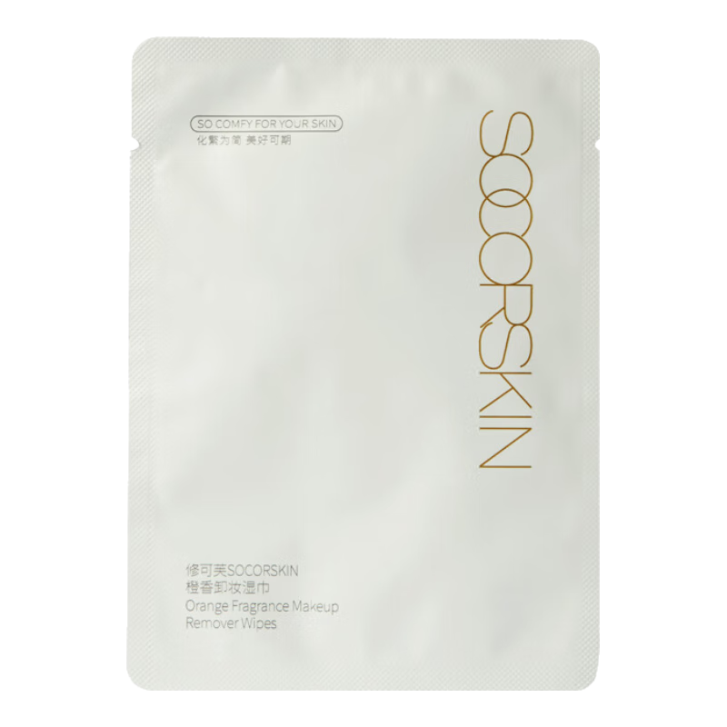 修可芙 SOCORSKIN【溫和不辣眼】修可芙卸妝濕巾卸妝巾敏感肌一次性單片裝