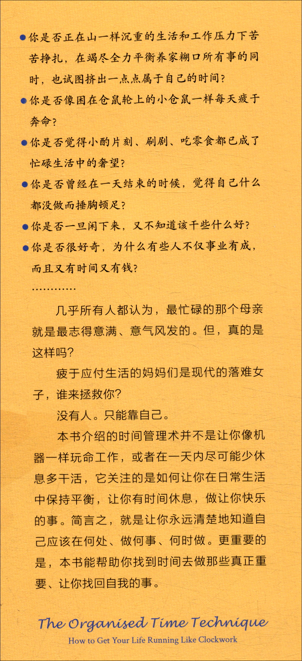 偷个懒也没关系：让妈妈不焦虑的时间整理术详情图