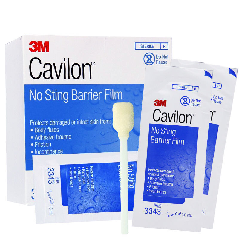 液体敷料3343cavilon进口皮肤保护膜造口皮肤护理棉棒式 3m3343液体