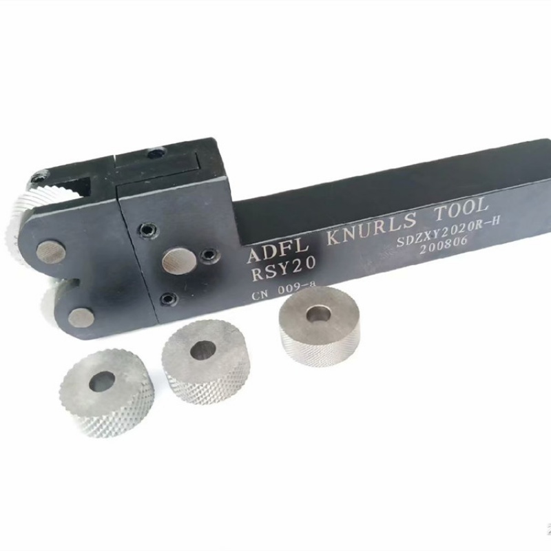 定制数控车床双轮网纹滚花刀16*1620*20 25 铜铁铝用左右斜网纹压花刀