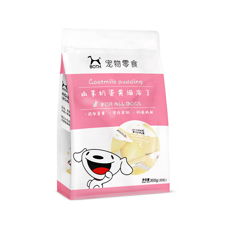 京东JOY定制款BOTH猫零食山羊奶蛋黄猫布丁15g*20