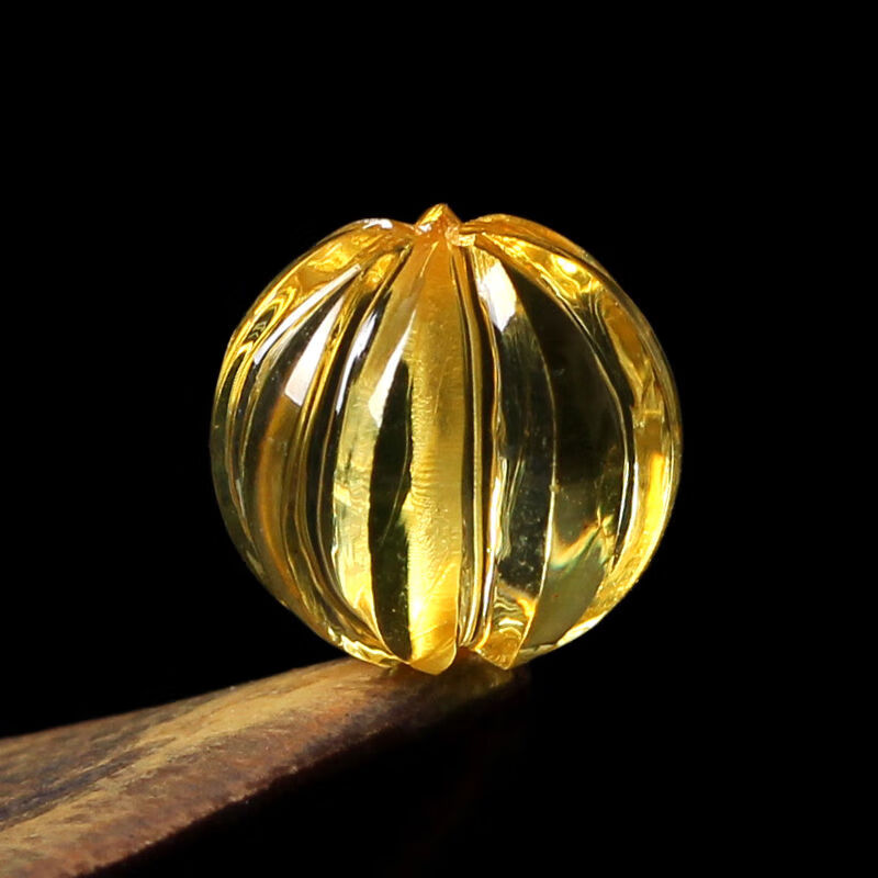 天然净水琥珀蜜蜡金珀南瓜珠散珠子单珠串珠子隔珠 耳坠文玩配饰 图片