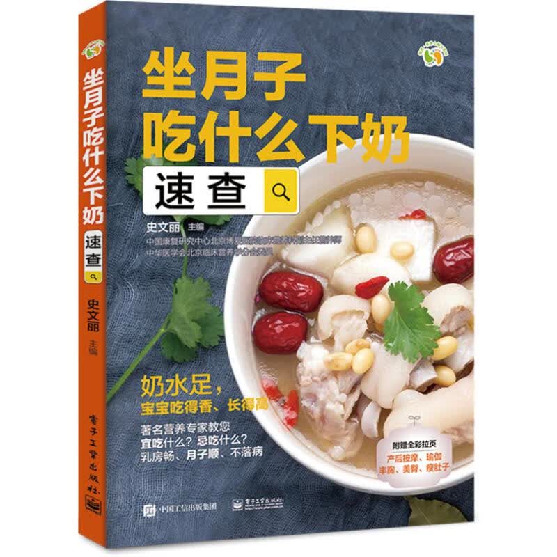 坐月子吃什么下奶速查 电子工业出版社