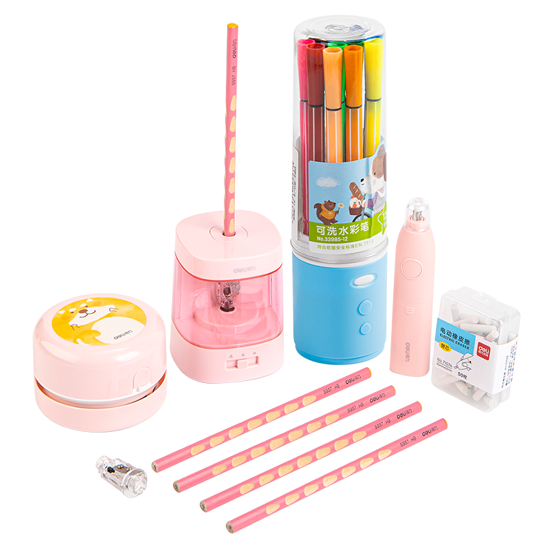 ����(deli) ѧ���綯�ľ���װ6��(����������+�綯���ʵ�+����Ǧ��+�綯��Ƥ��+ˮ�ʱ�) �ľߴ������ɫ33303