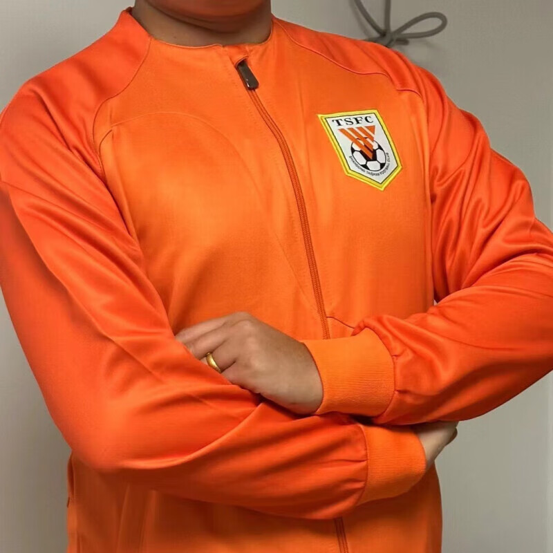 乌拓中超山东鲁能泰山球衣队春秋季长袖外套足球训练出场服n98球员版