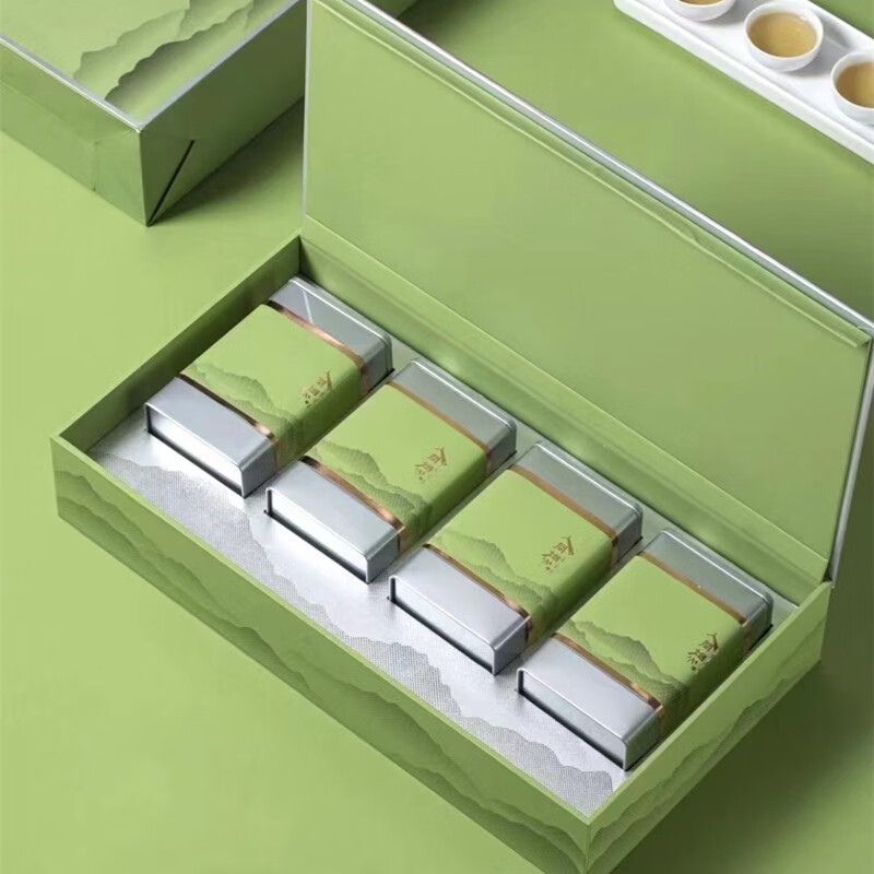 杨头奇文大别山茶岳西翠兰茶叶礼盒装2023年新茶绿茶茶叶明前嫩芽礼品