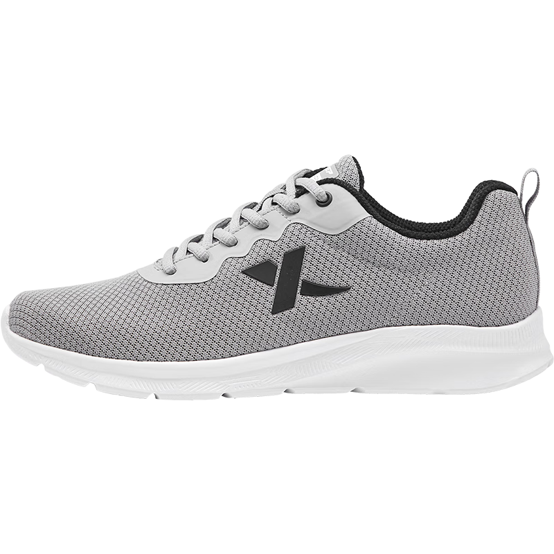 特步運(yùn)動(dòng)鞋男跑步鞋冬季網(wǎng)面透氣輕便減震正品男子跑鞋休閑鞋子灰色