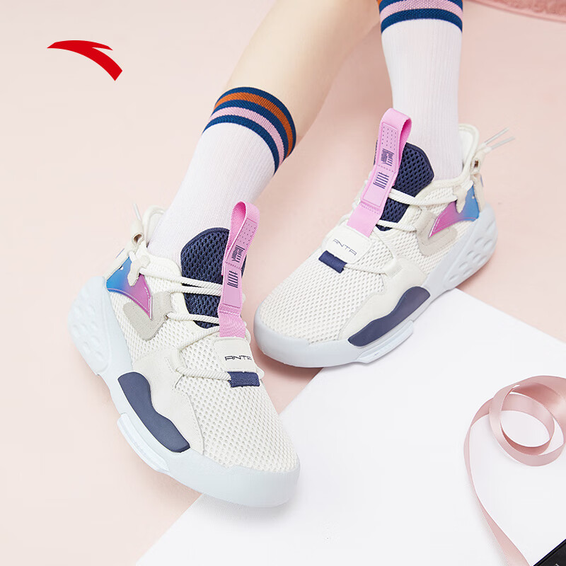 安踏霸道女鞋运动鞋官方旗舰2020秋季霸道系列时尚休闲鞋潮百搭板鞋女